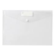 Marbig Envelope Document Holder A4 Button Clear Pack 10