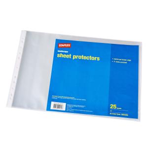 Winc Sheet Protector A3 Punched Landscape Pack 25 Winc