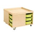 Thumbnail image of Jooyes Activity Play Table With 12 Storage Bins