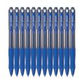 Thumbnail image of Uni-ball Laknock Retractable Ballpoint Pen Broad 1.4mm Blue Box 12