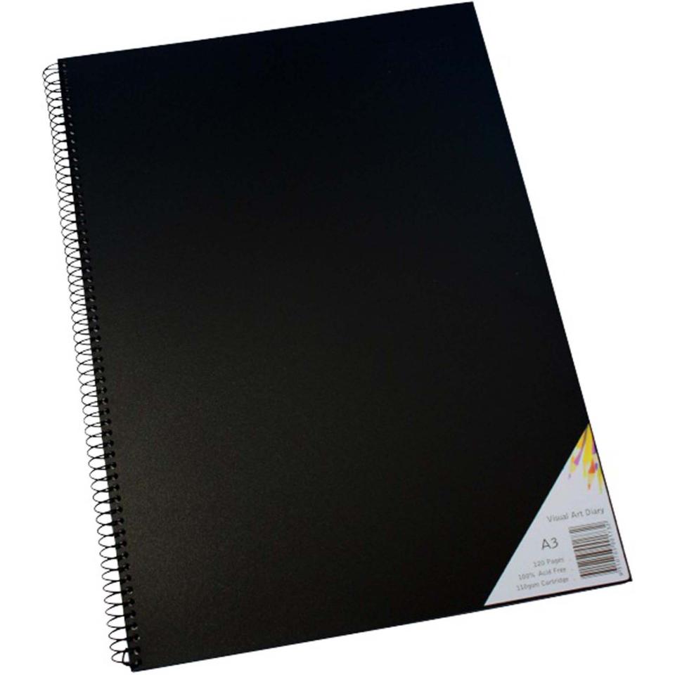 Quill A3 Visual Art Diary 110gsm 120 Page Winc