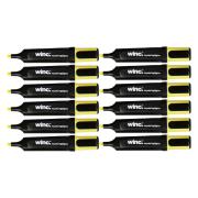 Winc Highlighter Recycled Chisel Tip 1.0-4.5mm Yellow Box 12