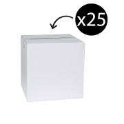 Marbig Professional Shipping Box Regular White 300 X 300 X 300mm Pack 25