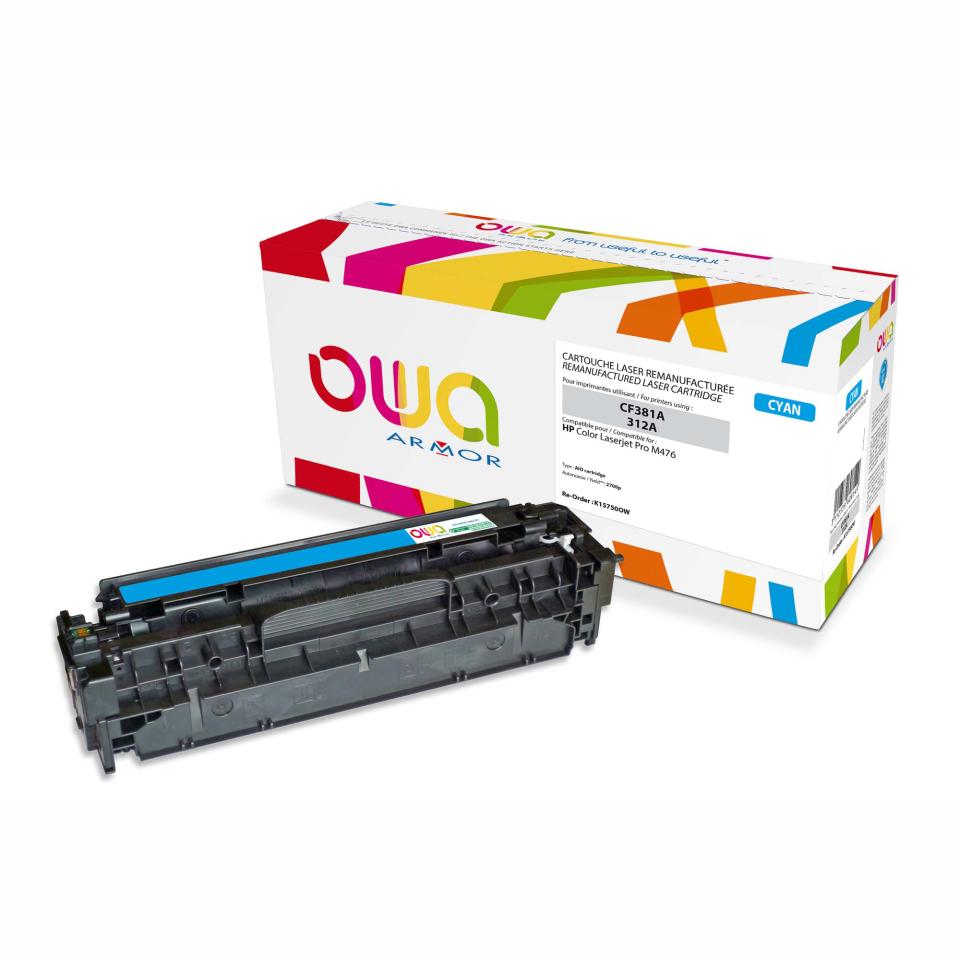 Owa CF381A Toner Cartridge 2.7K Cyan