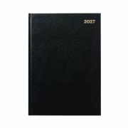 Winc 2027 Appointment Diary A5 2 Days to Page Hard Cover Black