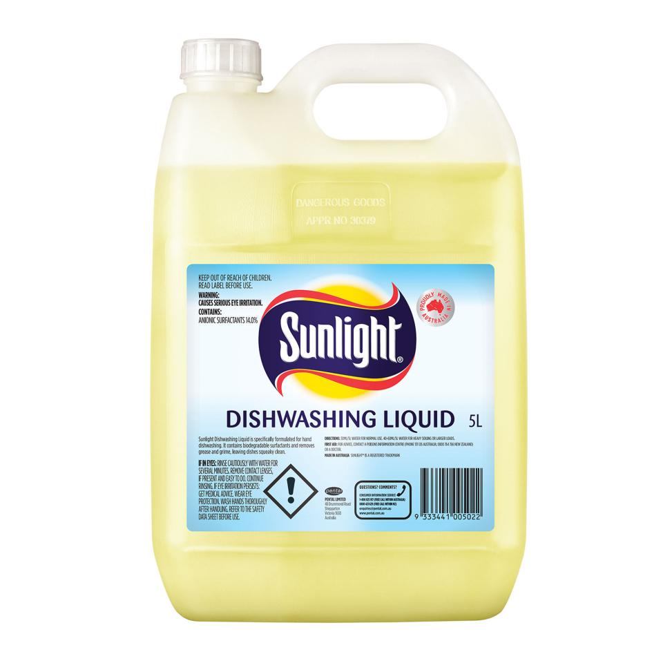 Sunlight Dishwashing Liquid 5 Litre Each