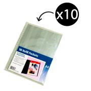 Marbig A4 Display Book Refill Sheets Pack 10