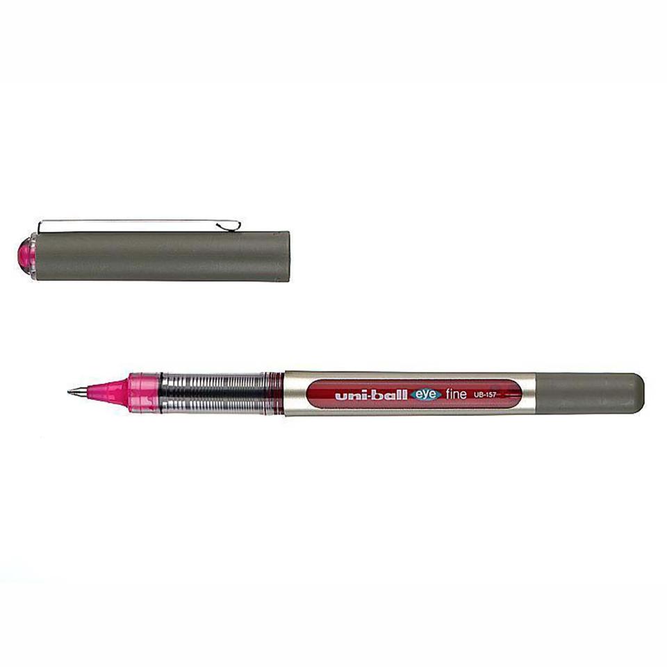 Uni-ball UB157 Eye Rollerball Pen Fine 0.7mm Pink Each