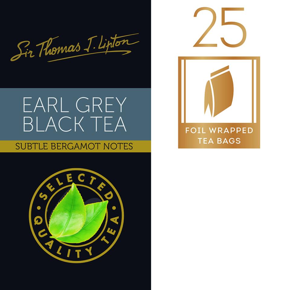 Sir Thomas Lipton Earl Grey Tea Bags Pack 25