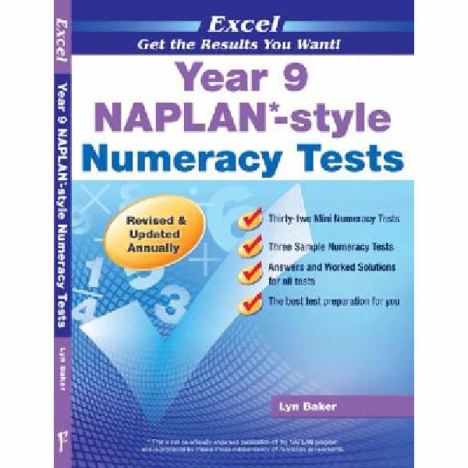 Excel Yr 9 Naplan-style Numeracy Tests