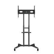 Arkin Manual Height Adjustable Tv Trolley To Fit 32 To 75 Max 60kg Vesa Up To 600 X 400
