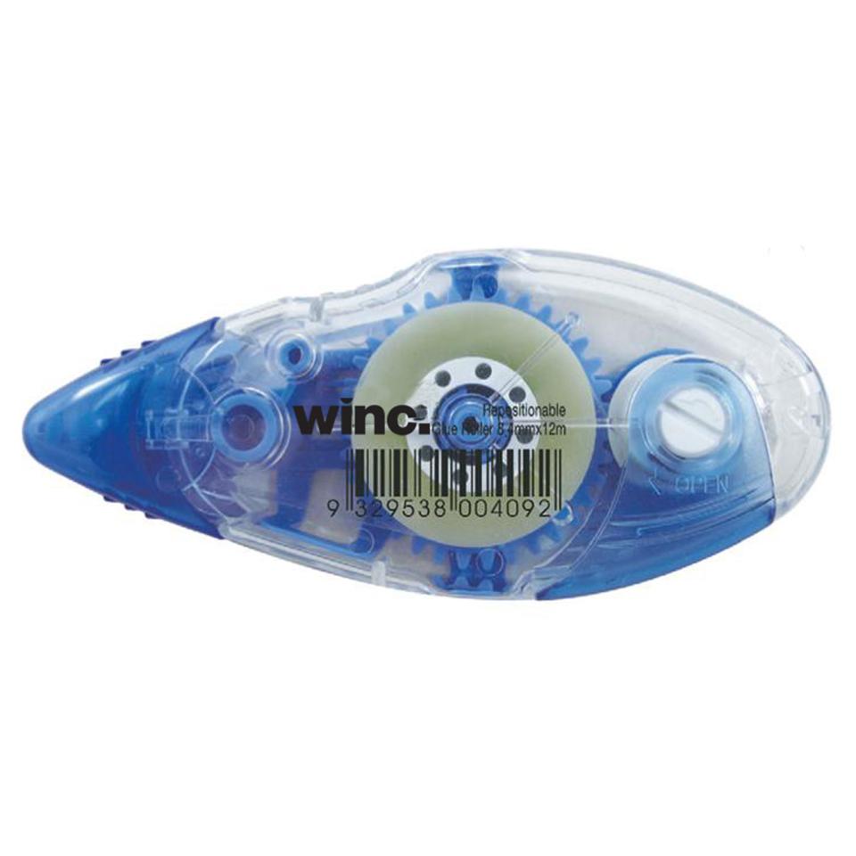 Winc Repositionable 8.4mm x 12m Glue Tape Roller