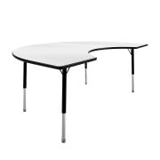 Visionchart Jellybean Table Collaboration Table 180x118cm Adjustable Height White Each