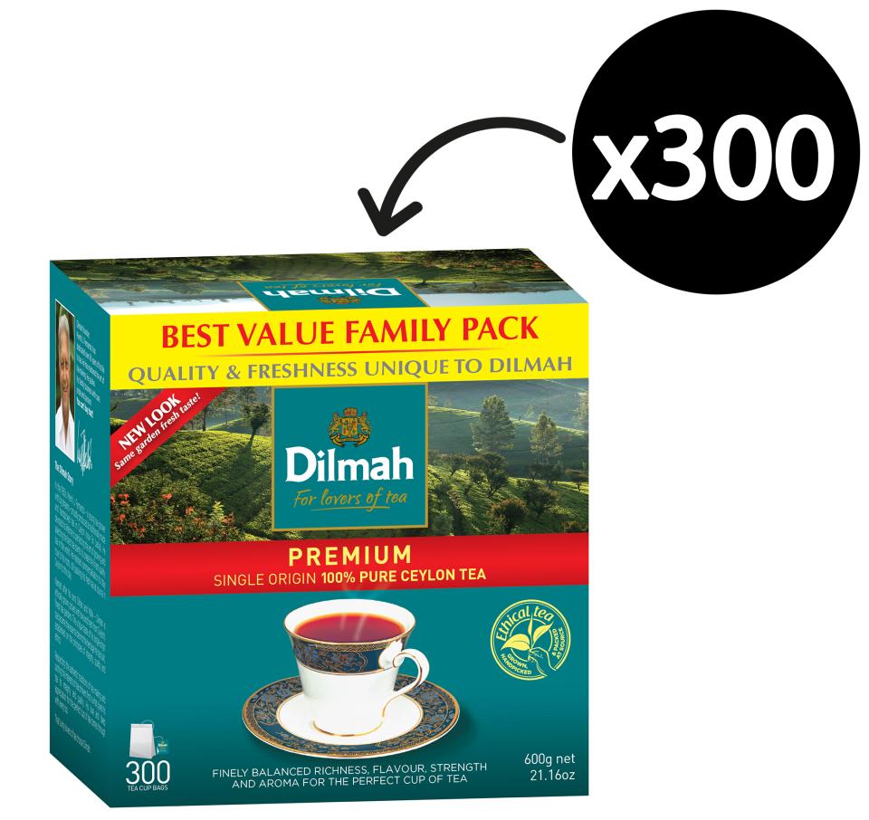 Dilmah Premium Black Tea Bags Box 300 Winc