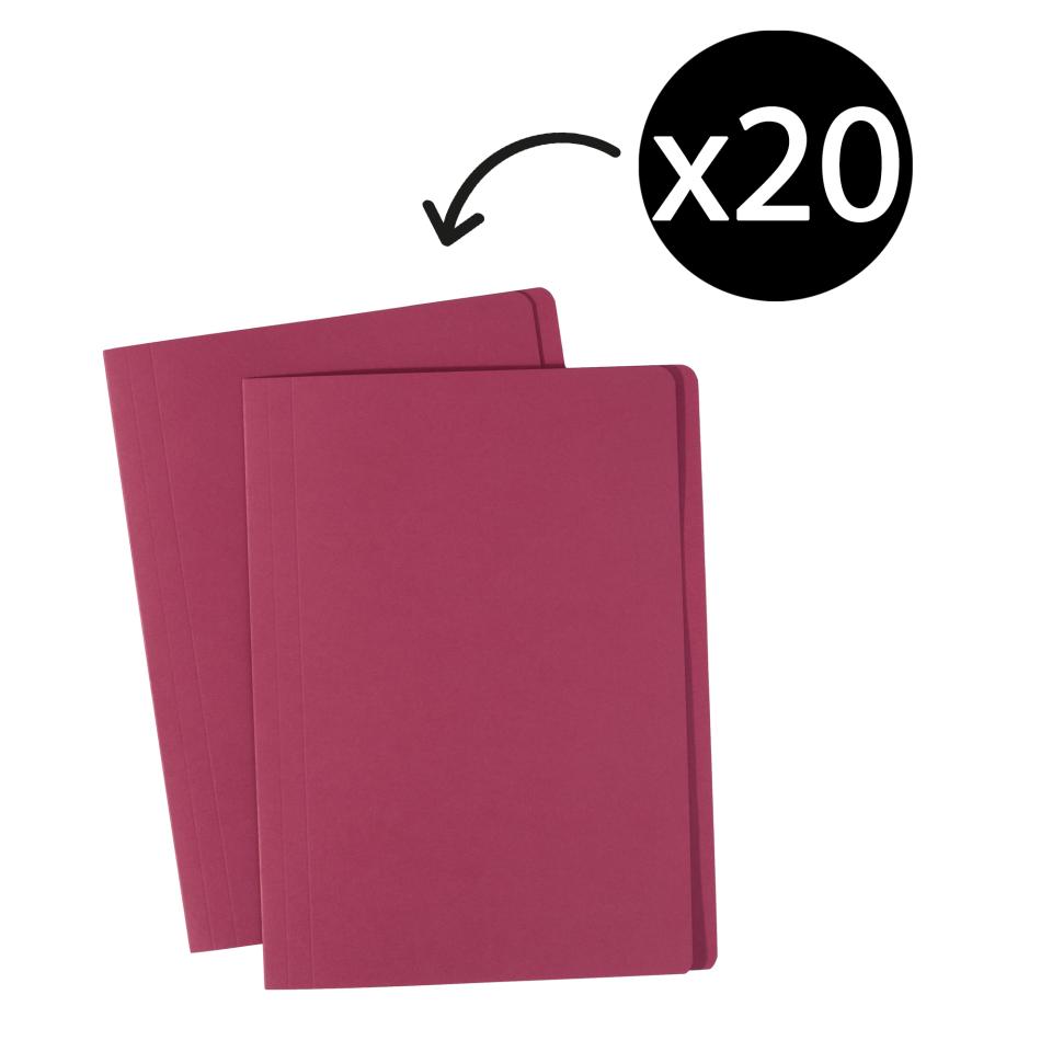Avery Manilla Folder 320 x 241 mm A4 Red Pack 20