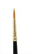 Officemax 4155 Round Paint Brush No.4 Imitation Gold Sable Navy Blue