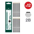 Thumbnail image of 1111 Black Matt Graphite Pencils HB - Box of 12