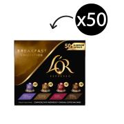 L'OR Espresso Coffee Capsules Breakfast Collection Box 50