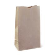 Detpak Paper Bag No. 12 Take Away Food Bag 330x178x112mm Brown Pack 500