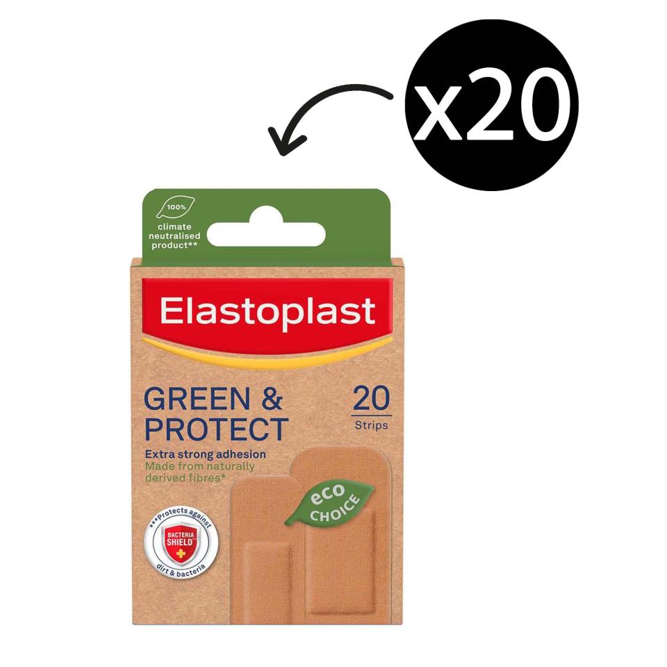 Elastoplast Green & Protect Assorted Strips 20
