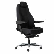Buro Maverick 24/7 heavy Duty Controller Chair In Black Fabric