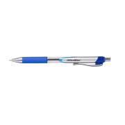 Officemax Blue Ballpoint Pen 1.0mm Rubber Grip Pack Of 12