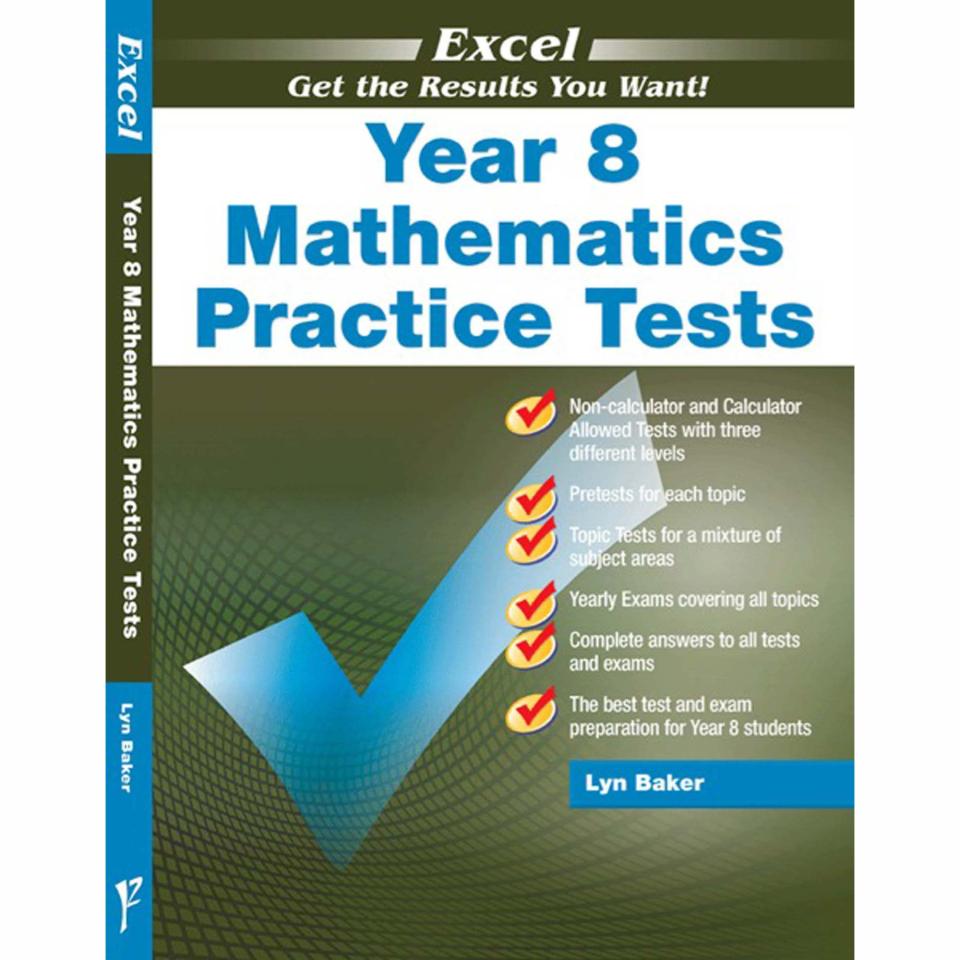 Year 8 Mathematics Practice Tests
