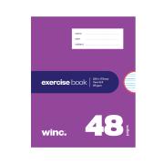 Winc Exercise Book Year 3/4 224x175mm 12mm Ruled 56gsm 48 Pages