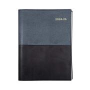 Collins Debden Financial Year Wiro Diary A5 Day To Page 2024/2025 Black