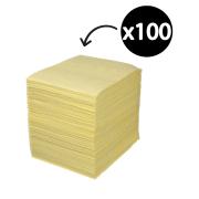 Stratex Chemical Heavyweight Absorbent Pad 500 x 400mm Pack 100
