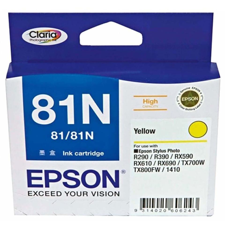 Epson 81N Yellow Ink Cartridge - C13T111492