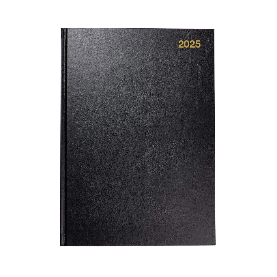 Winc 2025 Recycled Diary A4 Week to View Black