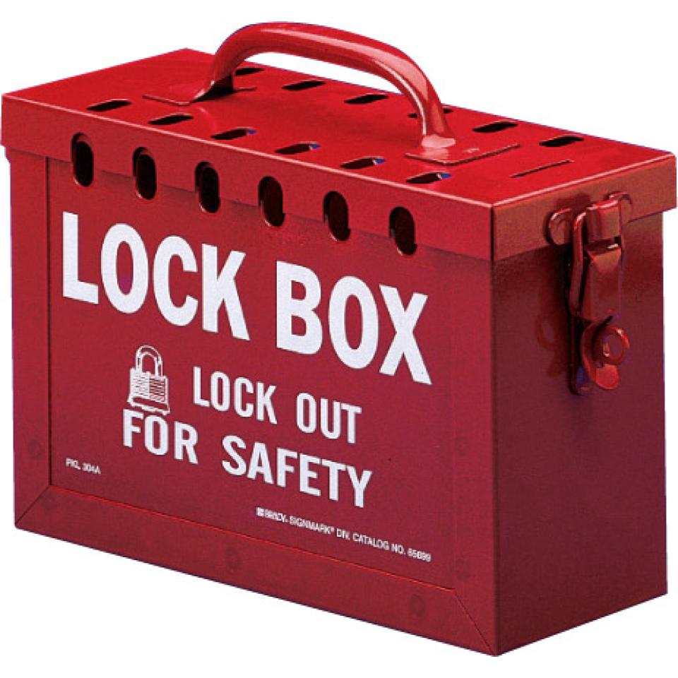 Brady Group Lock Box Red Each