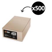 Nallawilli Envelope DL Plainface Wallet Press Seal White 110 x 220mm Box 500