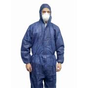 Disposable Coveralls Poly Blue Size Medium