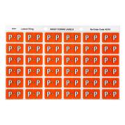 Avery P Side Tab Colour Coding Labels for Lateral Filing - 25 x 38mm - Dark Orange - 180 Labels