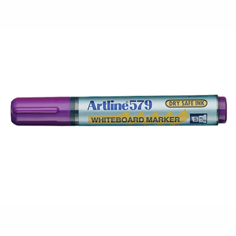 Artline 579 Whiteboard Marker Chisel Tip 2.0-5.0mm Purple
