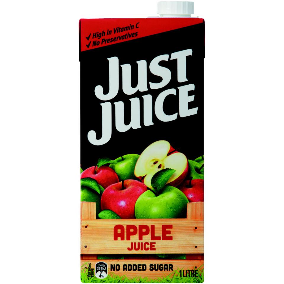 Just Juice Apple Juice 1 Litre Carton 12