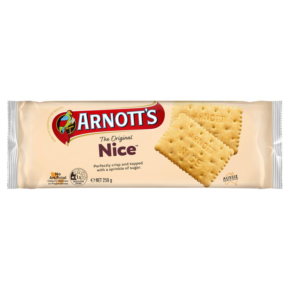 Arnott's Nice Biscuits 250g Image
