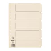 Winc Dividers A4 Manilla Buff 5 Tab
