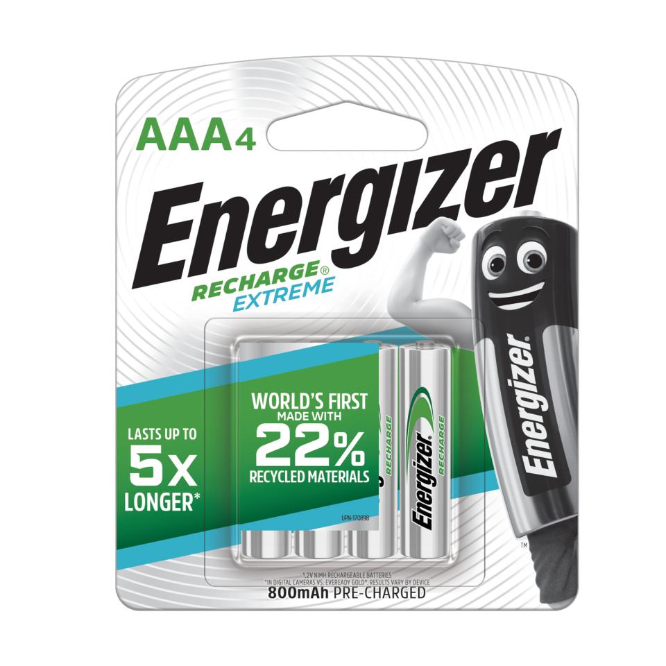 Energizer Rechargeable AAA Battery Pack 4
