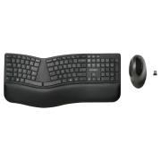 Kensington Pro Fit Ergo Wireless Keyboard And Mouse Black