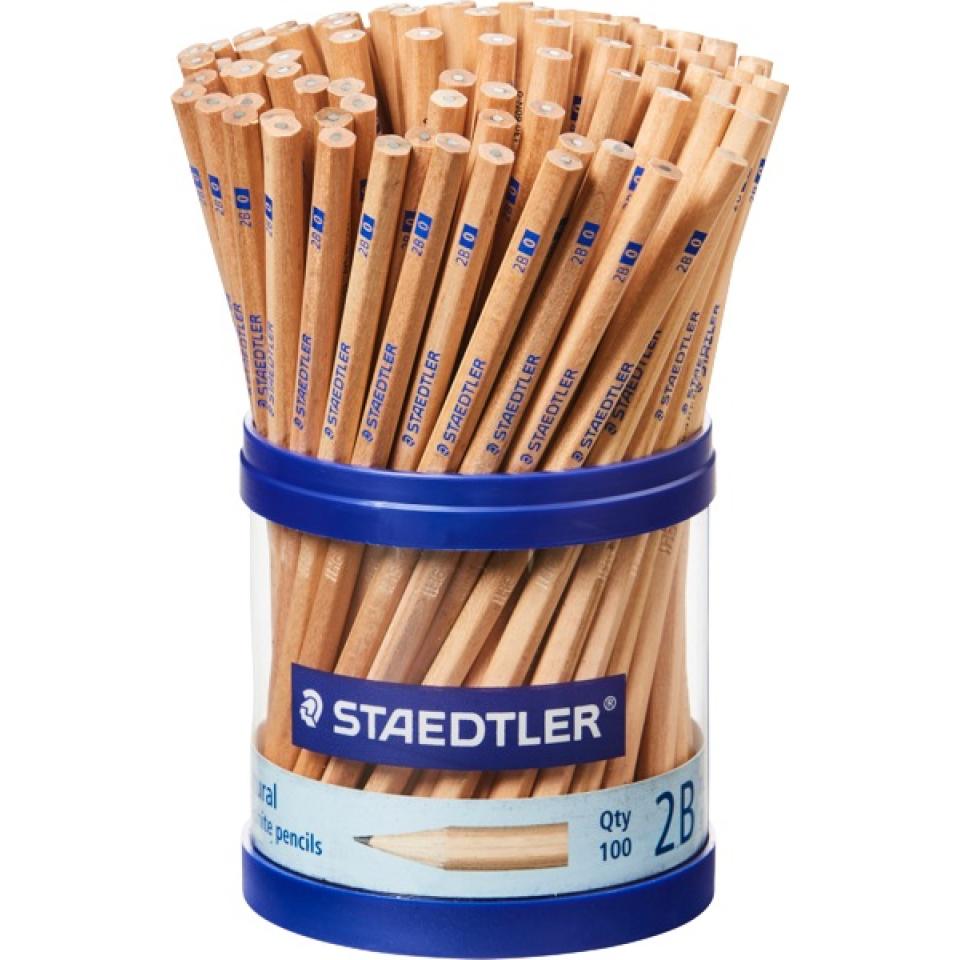 Staedtler Natural Graphite Pencils 2B