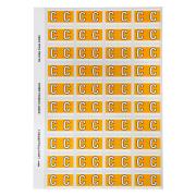 Avery Colour Coding Labels 25mm Alpha C Yellow Pack 240