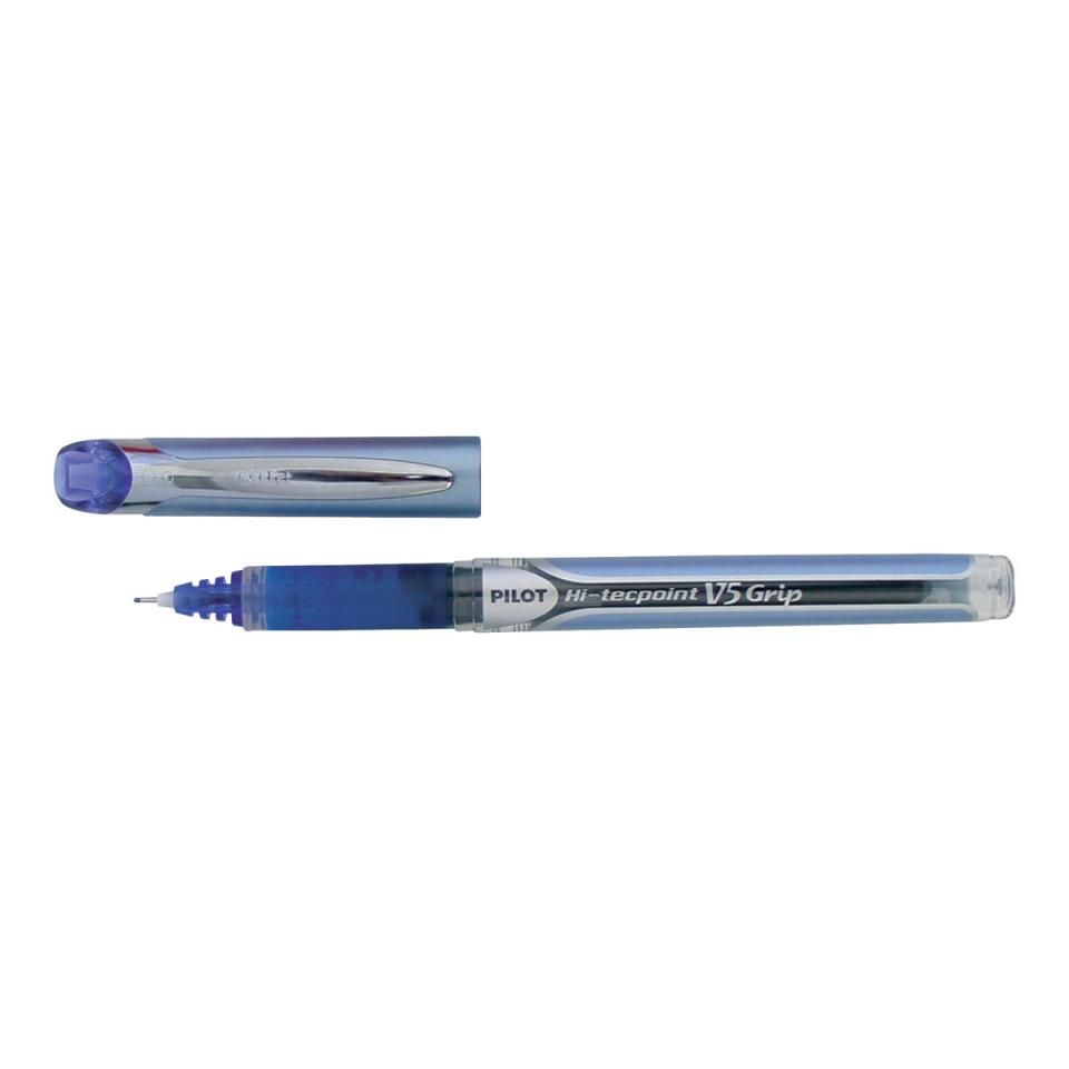 Kader honing Consumeren Pilot Hi-Tecpoint V5 Grip Needletip Pen Extra Fine 0.5mm Blue Each | Winc