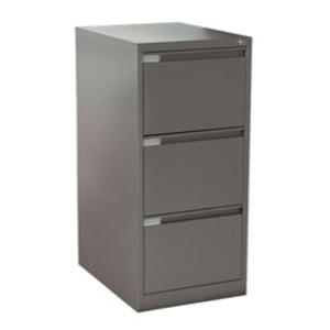 Mercury Vertical Filing Cabinet 3 Drawer 1015h X 470w X 620dmm