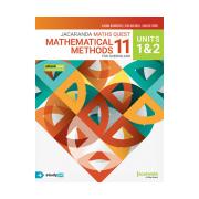 Jacaranda Maths Quest 11 Mathematical Methods QLD Unit 1 2 & eBookPLUS + Free StudyON