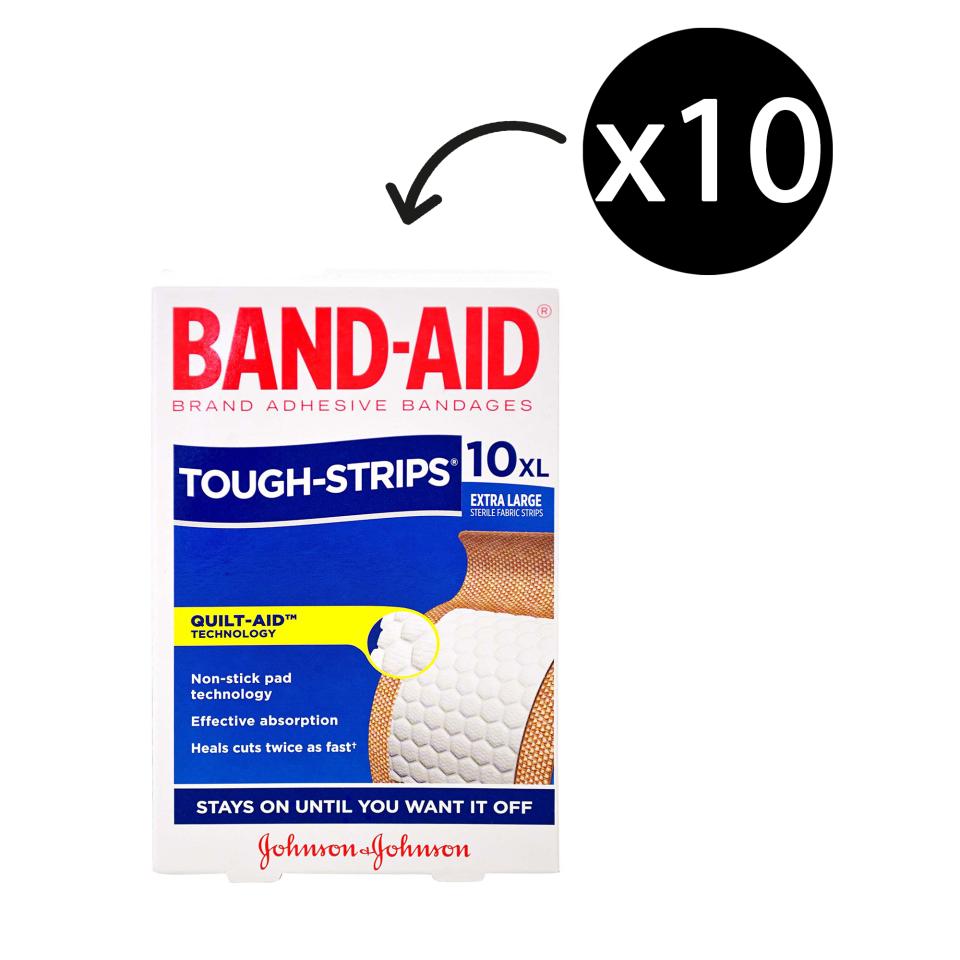 Bandaid J17910 Tough Strip X-Large Box 10