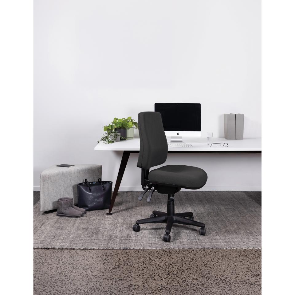 Buro Roma HB Chair 3 Lever Upholstered Seat and Back with Safetex ...