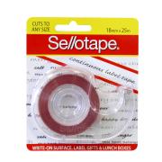 Sellotape Continuous Label Tape 18X25 Red